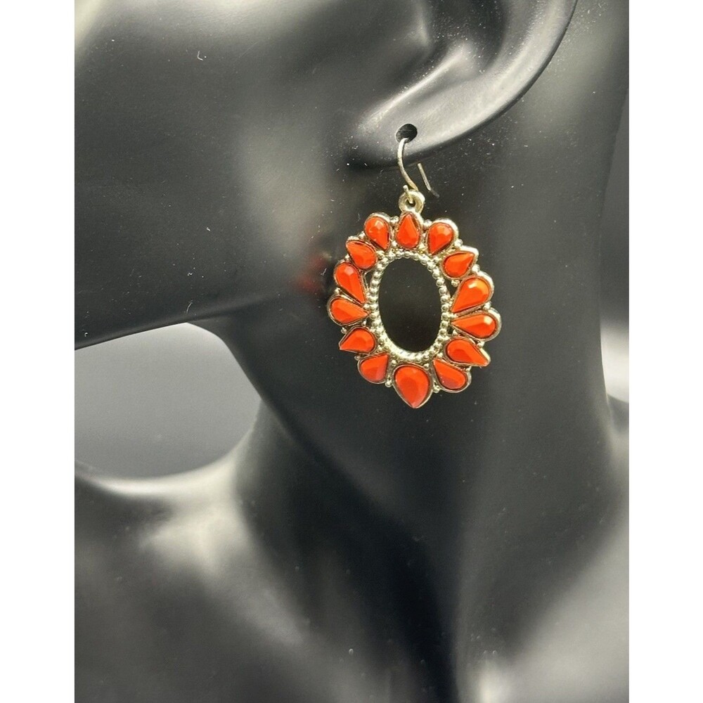 Boho “Fashionista Flavor” Red Earrings